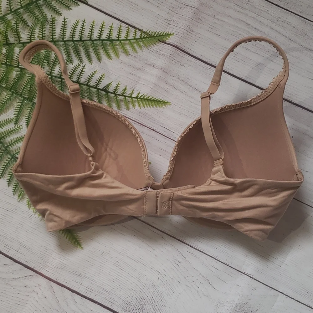 Victoria's Secret Body by Victoria Perfect Shape Nude Bra 32 DDD 32F - Picture 7 of 8